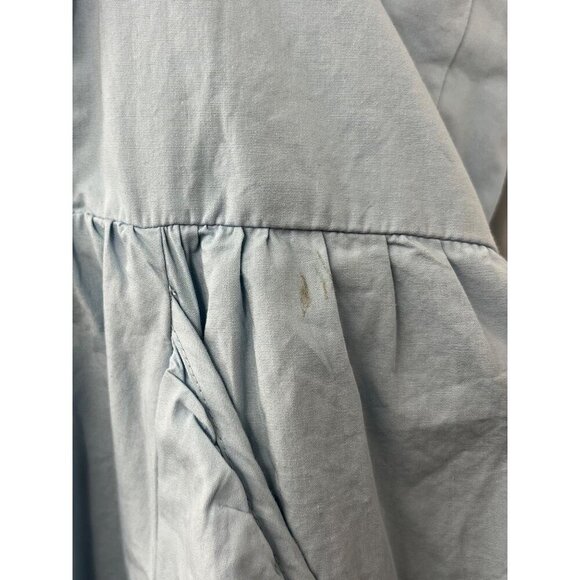 Urban Outfitters BDG Shift Babydoll Blue Denim Button Sleeveless Cotton Dress XL - Picture 3 of 10